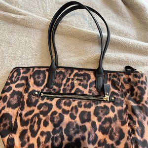 Michael Kors Nylon Leopard Tote